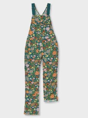 NWT Duluth Trading Midnight Green  Monarchs Heirloom Gardening Bib Overalls XL